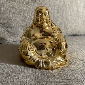 Golden Buddha piggy bank